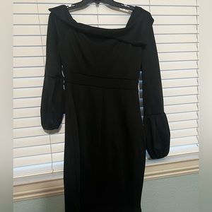 Elegant black evening gown